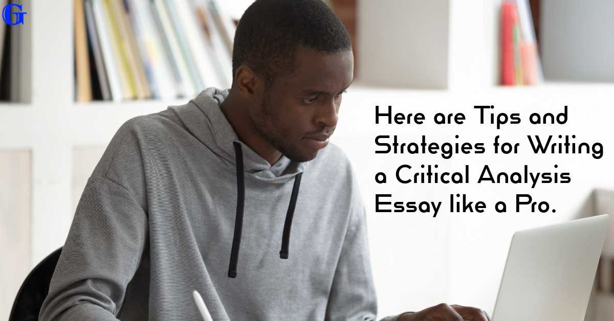 Writing a Critical Analysis Essay